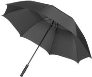 30" Glendale-sateenvarjo, automaattisesti avautuva, ilma-aukoilla, musta liikelahja logopainatuksella
